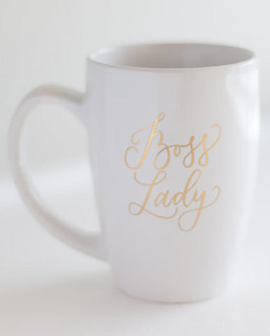 24K Gold 'Boss Lady' Mug